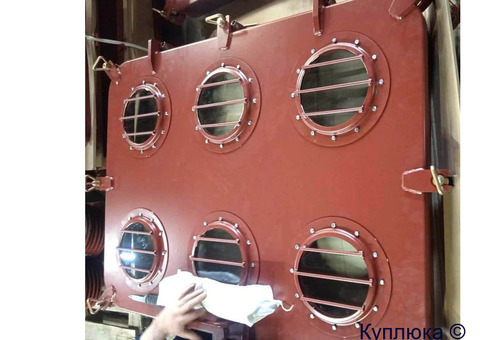 Крышка светового люка барашковыми задрайками 900х1200