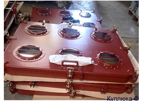 Крышка светового люка барашковыми задрайками 900х1200