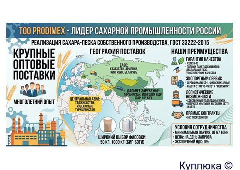 Сахар-песок TOO Prodimex