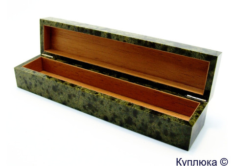 Футляр - Хьюмидор (Humidor) для сигар. Чистый Вердантит.