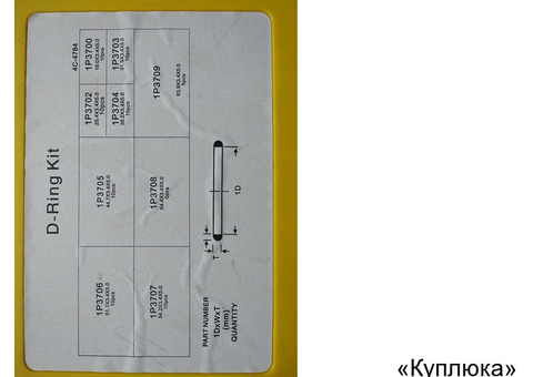 Набор о-колец D-ring kit CATERPILLAR