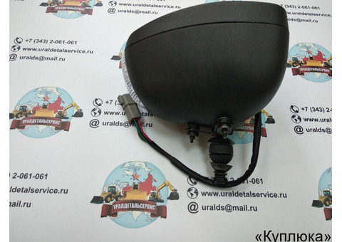 Фара основного освещения UDS-007 (CAT, Terex) Заднее крепление (Усиленная)