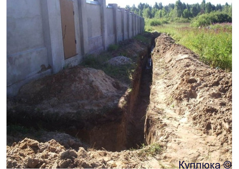 Копка траншей.
