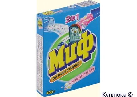 Стиральный порошок Миф 2в1 с кондиционером (ручная стирка) 400г