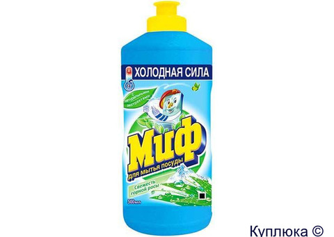 Средство для мытья посуды Миф Свежесть горной росы 500мл