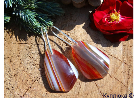Комплекты украшений Клубничный пломбир (ручная работа)