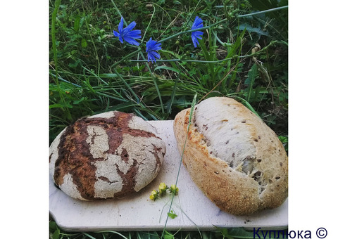 Хлеб на закваске из русской печи