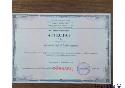 Дипломы, повышение квалификации, корочки