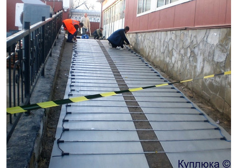 Обогрев ЭкоОндол. Обогрев ступенек. Обогрев крыльца. Обогрев площадок.