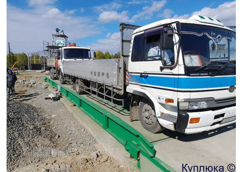 Автомобильные весы АСП 80 тонн 18 метров на поверхности