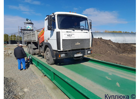 Автомобильные весы АСП 80 тонн 18 метров на поверхности