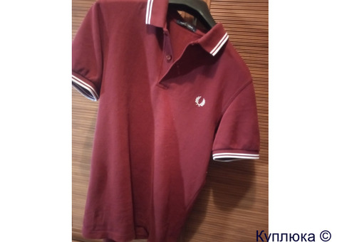 Бордовая поло FRED PERRY(ОРИГИНАЛ)!!