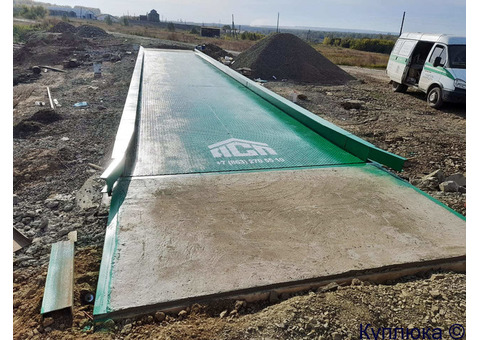Весы Авт 80т-18м на поверхности