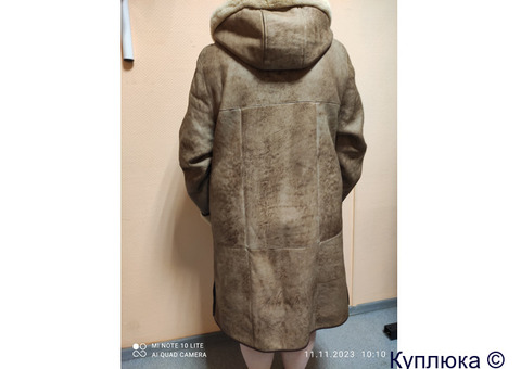 Дубленка женская из овчины силка р. 50-52